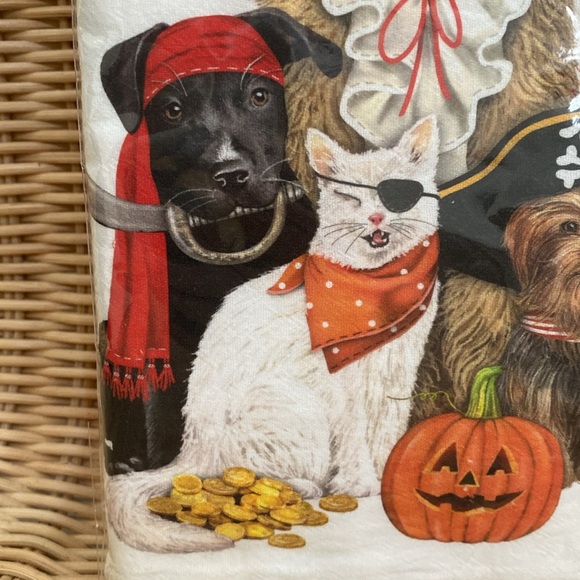 🎃Halloween Flour Sack Kitchen Towel 30” x 30” - Picture 3 of 6